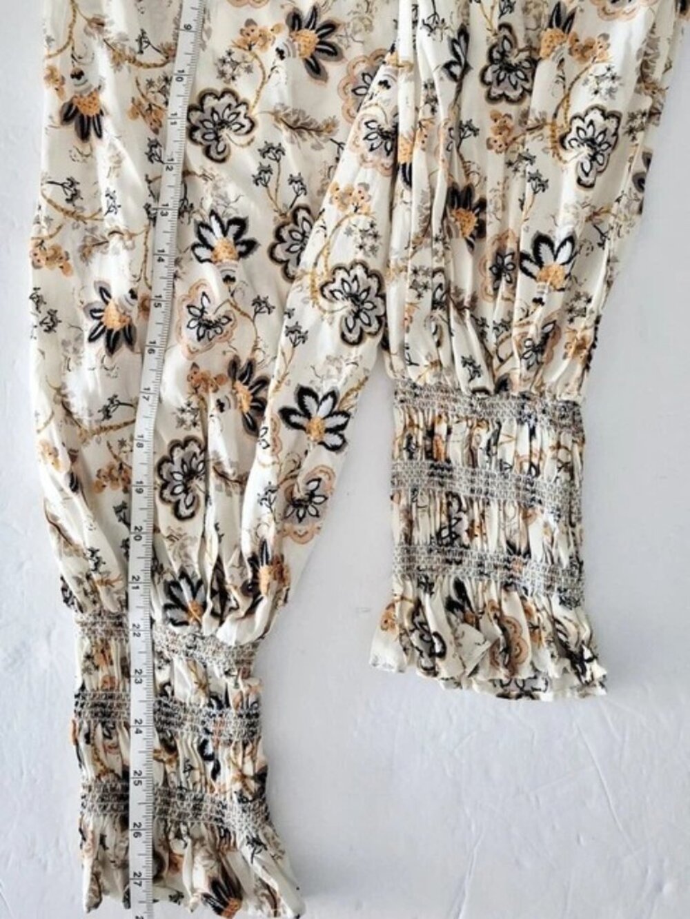 Free People Sweet Escape Maxi Dress Ivory Combo Size L NWT - Picture 13 of 16